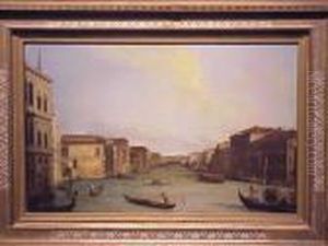 The Grand Canal by (Giovanni Antonio Canal) Canaletto