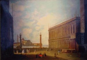Piazza San Marco by (Giovanni Antonio Canal) Canaletto
