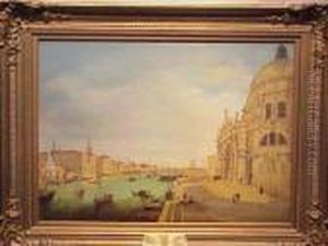 Entrance To The Grand Canal by (Giovanni Antonio Canal) Canaletto
