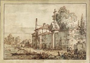 A Convent By A River In The Veneto