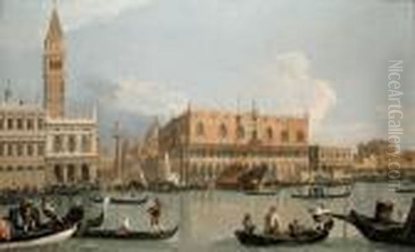 The Molo, Venice From The Bacino Di San Marco - view 1