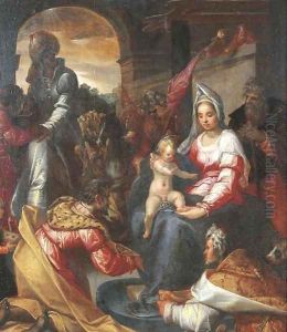The Adoration of the Magi by Pieter Fransz. Isaacsz