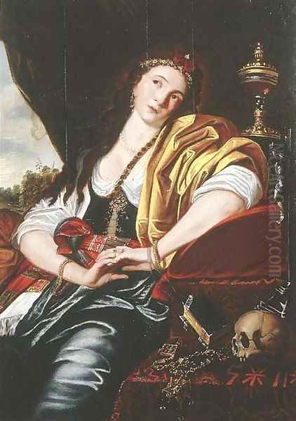The Penitent Magdalen by Abraham Janssens Van Nuyssen I
