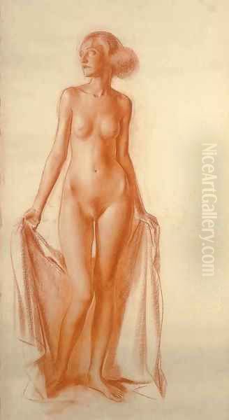 Standing Female Nude - view 1