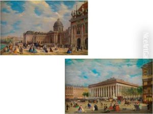 Die Bibliotheque Mazarine by Guiseppe Canella