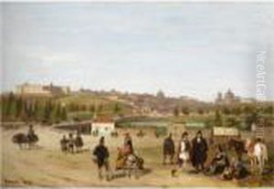 View Of The Palacio Real And San Francisco El Grande, Madrid