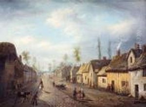 Strada Di Paese Bretone by Guiseppe Canella