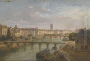 Partie An Der Seine In Paris. by Guiseppe Canella