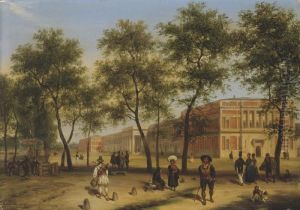 Vue Presumee Du Paseo Del Prado Avec Le Musee Du Prado Amadrid