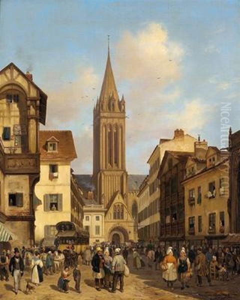 Scena Animata In Una Citta Francese - view 1