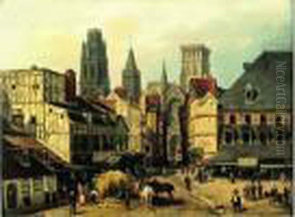 Place Du Marche A Rouen - view 1