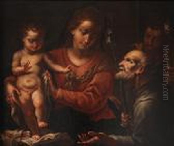 Sacra Famiglia Con San Giuseppe E Sangiacomo Maggiore - view 1