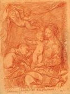 La Vierge Et L'enfant Avec Saint Antoine De Padoue