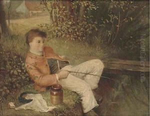 Lazy day fishing by William Bromley III