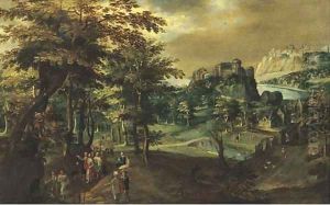 The Calling of Saint Zacchaeus by Gillis van Coninxloo