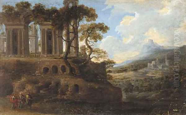 Christ on the road to Emmaus - view 1