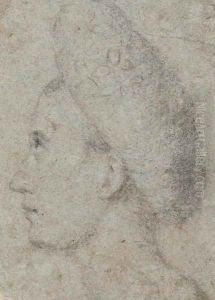 Portrait de femme vue de profil vers la gauche