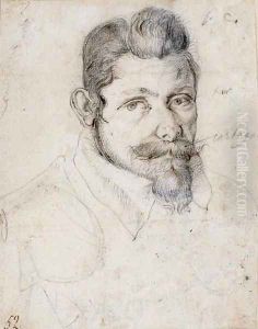 Portrait d'homme moustachu