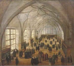 The Vladislav Hall at the Castle in Prague