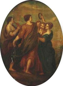 The five muses by Hans Jordaens II