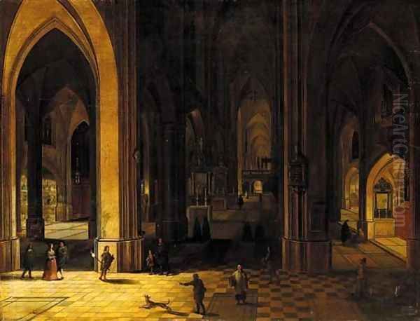 The interior of a Cathedral - view 1