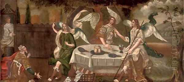 Abraham and the Three Angels - view 1