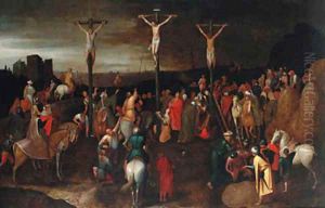 The Crucifixion by Pieter Breughel II