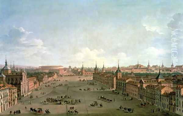 A View of the Calle de Alcala Madrid - view 1