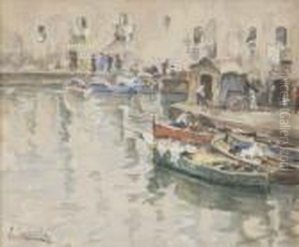 Canale Con Barche - view 1
