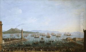 Arrival of Charles III in Naples by Antonio Joli