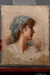 Ragazza Di Profilo by Vincenzo Caprile