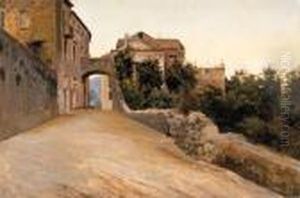 Strada Di Paese by Vincenzo Caprile