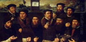 Group Portrait of the Amsterdam Shooting Corporation by Dirck Jacobsz