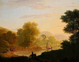 An Imaginary Coast Scene with the Temple of Venus at Baiae