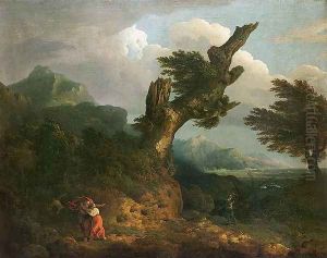 A Storm Prospero Miranda and Caliban Spy the Shipwreck