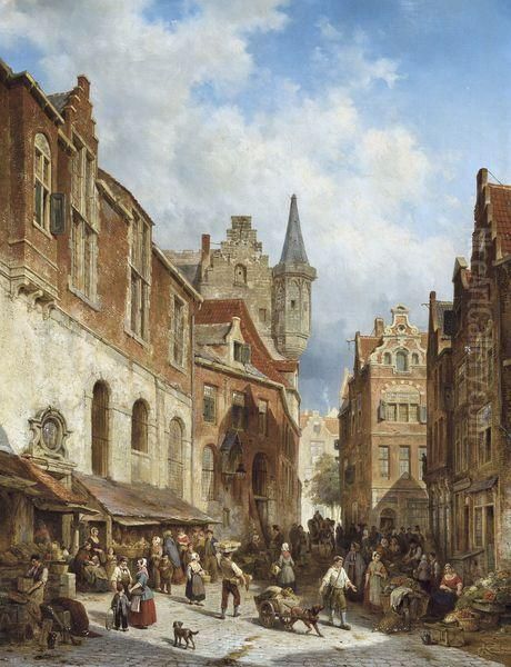 Animation Pres De La Maison Des Echevins Et La Halle Aux Viandes A Malines - view 1