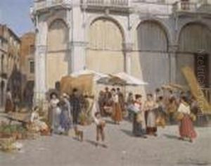 Flower Market In Padua