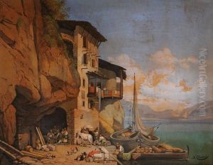 Scorcio Di Amalfi by Jacques Carabain