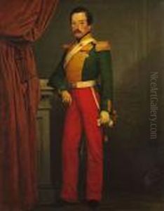 Portrait D'homme by Jacques Carabain
