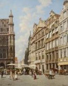 The Brussels 'grote Markt' by Jacques Carabain