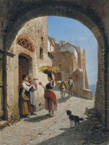 Ruelle A San Remo by Jacques Carabain