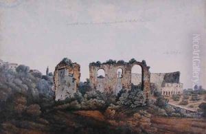 The Claudean Aqueduct and Colosseum by Thomas Jones