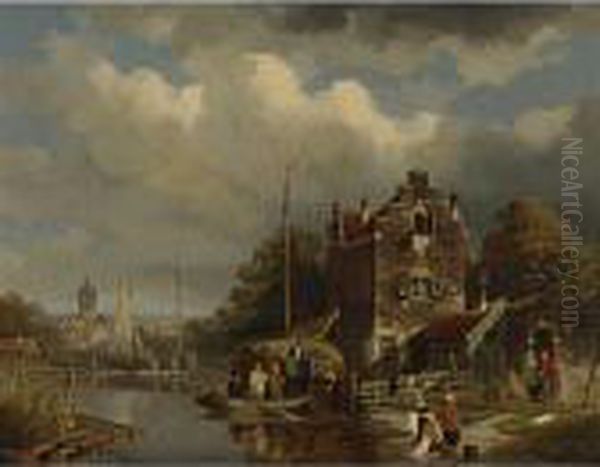 Busy Day On The Canal - view 1