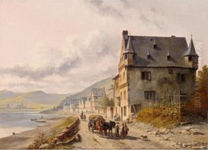 Village Au Bord D'une Riviere