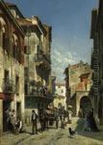 ''view Of A Street Verona (italy)''