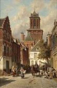 Bird Market Delft by Jacques Carabain