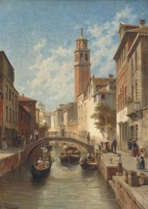 Venetian Backwater by Jacques Carabain