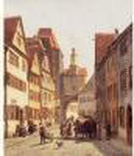 La Ruelle Du Village, Le Matin - view 1