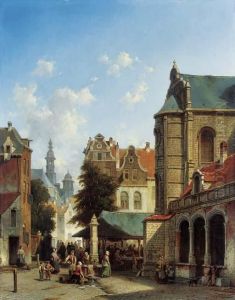 Market Day by Jacques Carabain