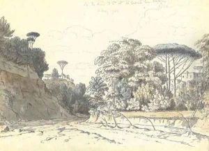 On the road to Santa Maria di Monte, near Naples